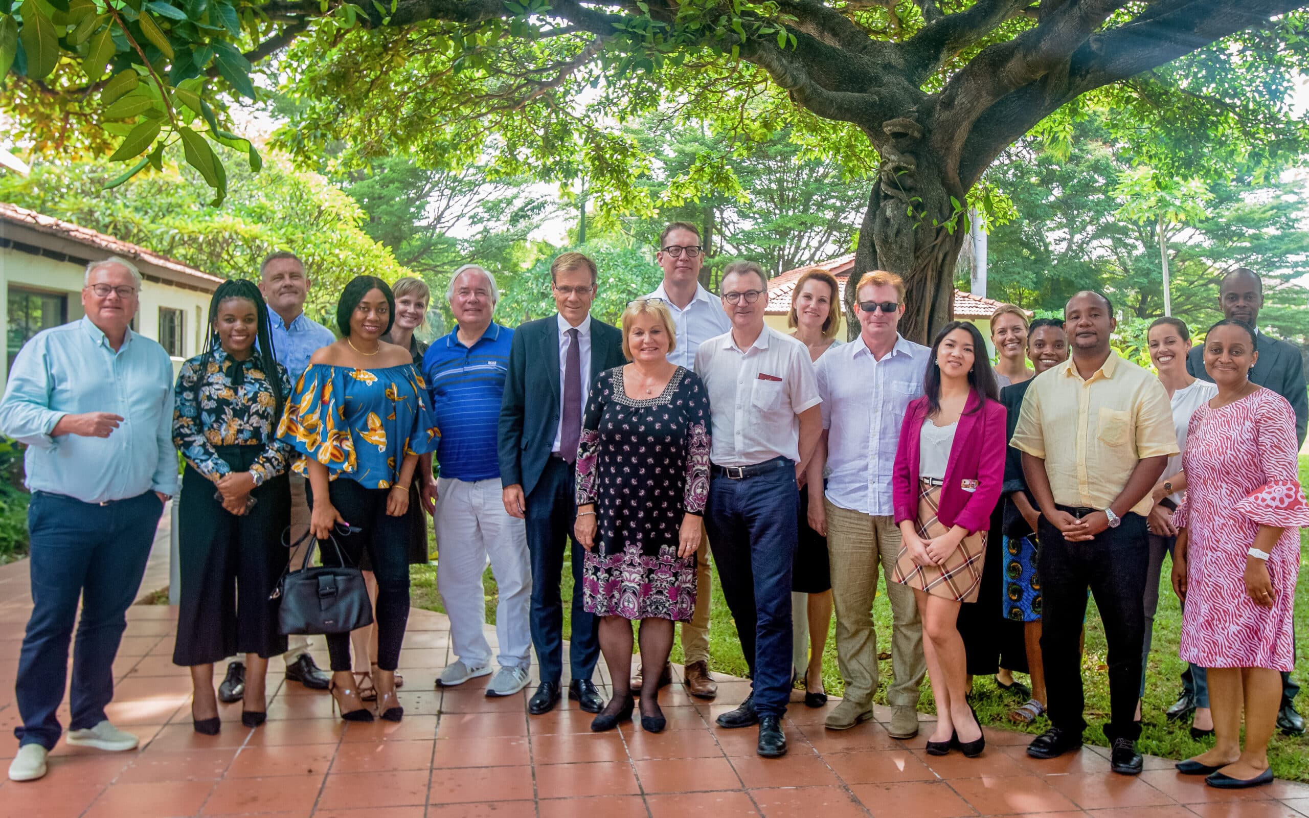 MTI investment team posing with the Zanzibar Association of Tourism Investors