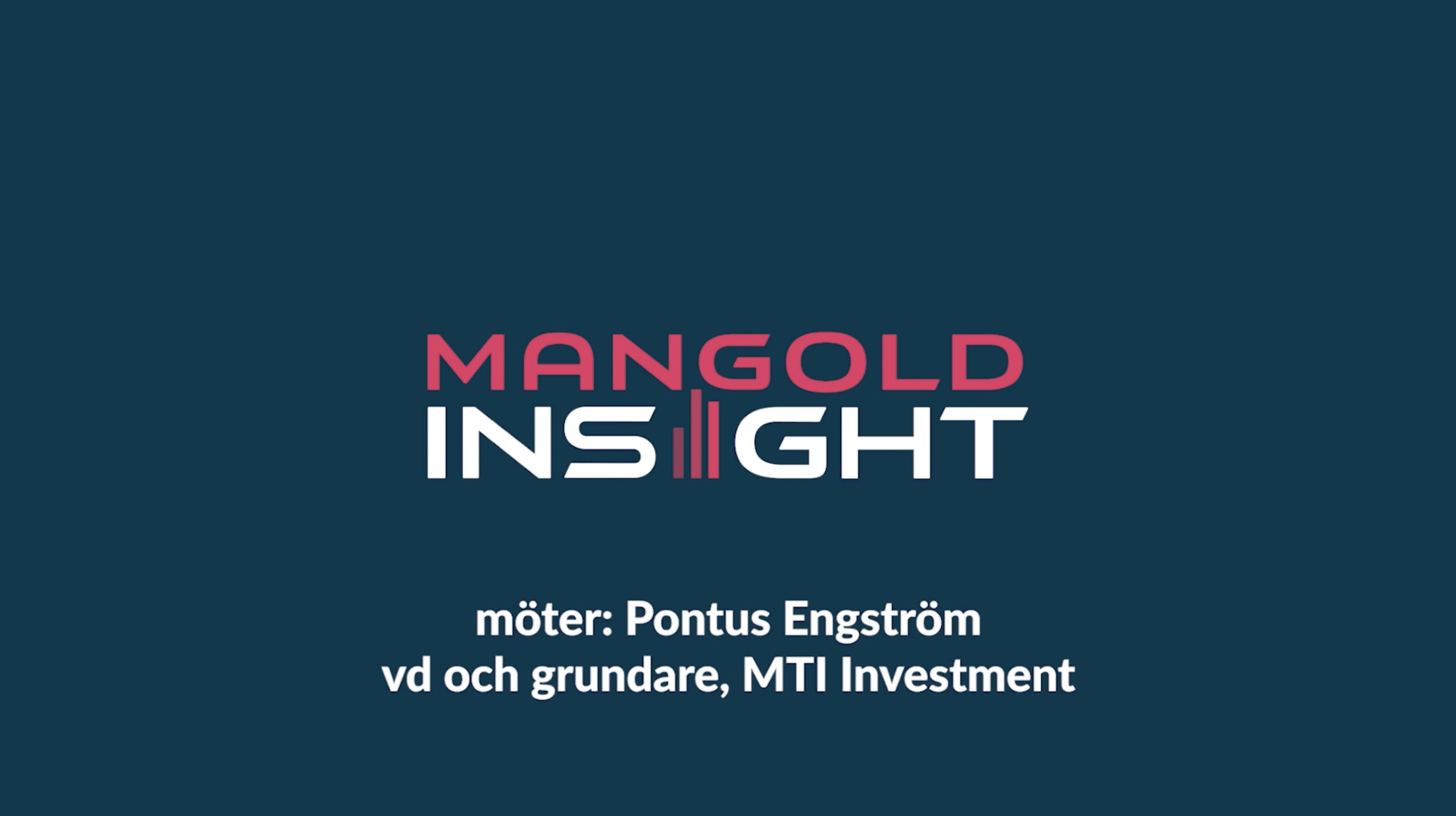 Promo poster of the Mangold Insight