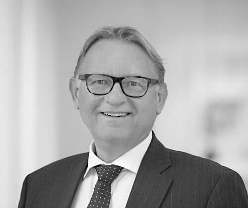 Black & white picture of the board member Bengt Svelander