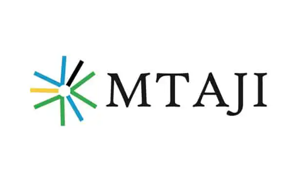 MTAJI company colored logo with white background